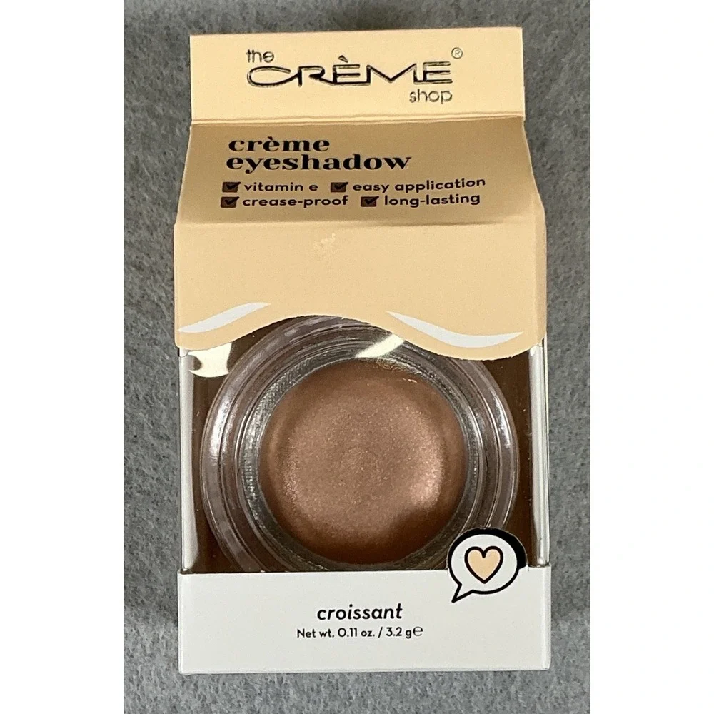Set of 2 The Crème Shop Crème Eyeshadow Croissant 0.11 oz 3.2g Cream Shadow NIB